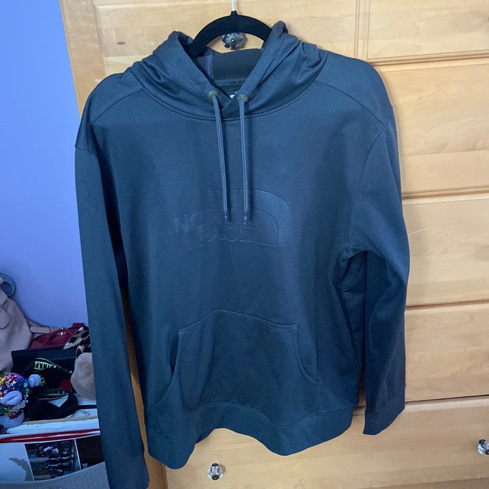 North Face gray sweatshirt/hoodie